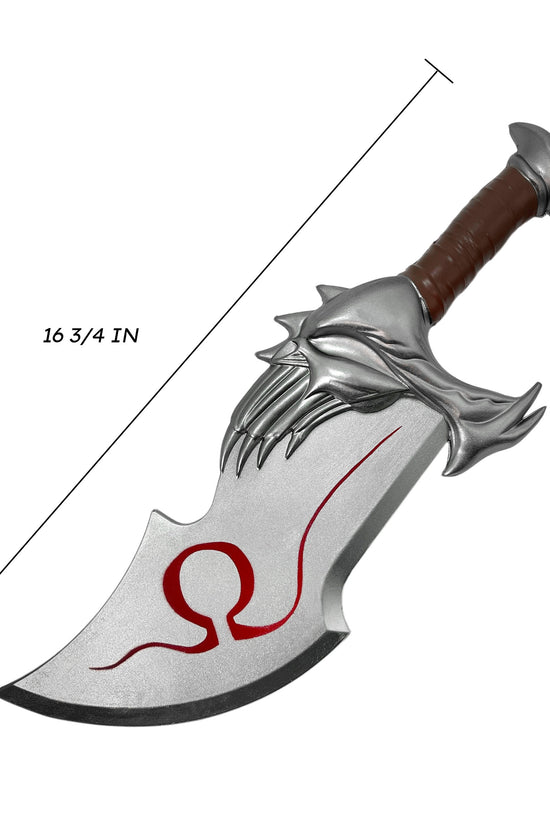 Mythical War Foam Cosplay Daggers from Video Game with detailed edge design and textured grip handle