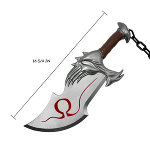 Mythical War Foam Cosplay Daggers from Video Game with detailed edge design and textured grip handle