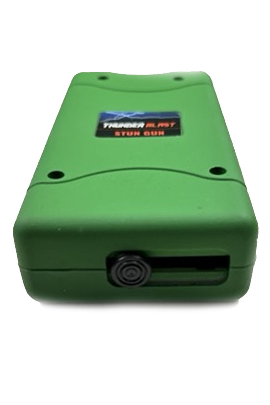 18M Green stun gun with LED Flashlight
