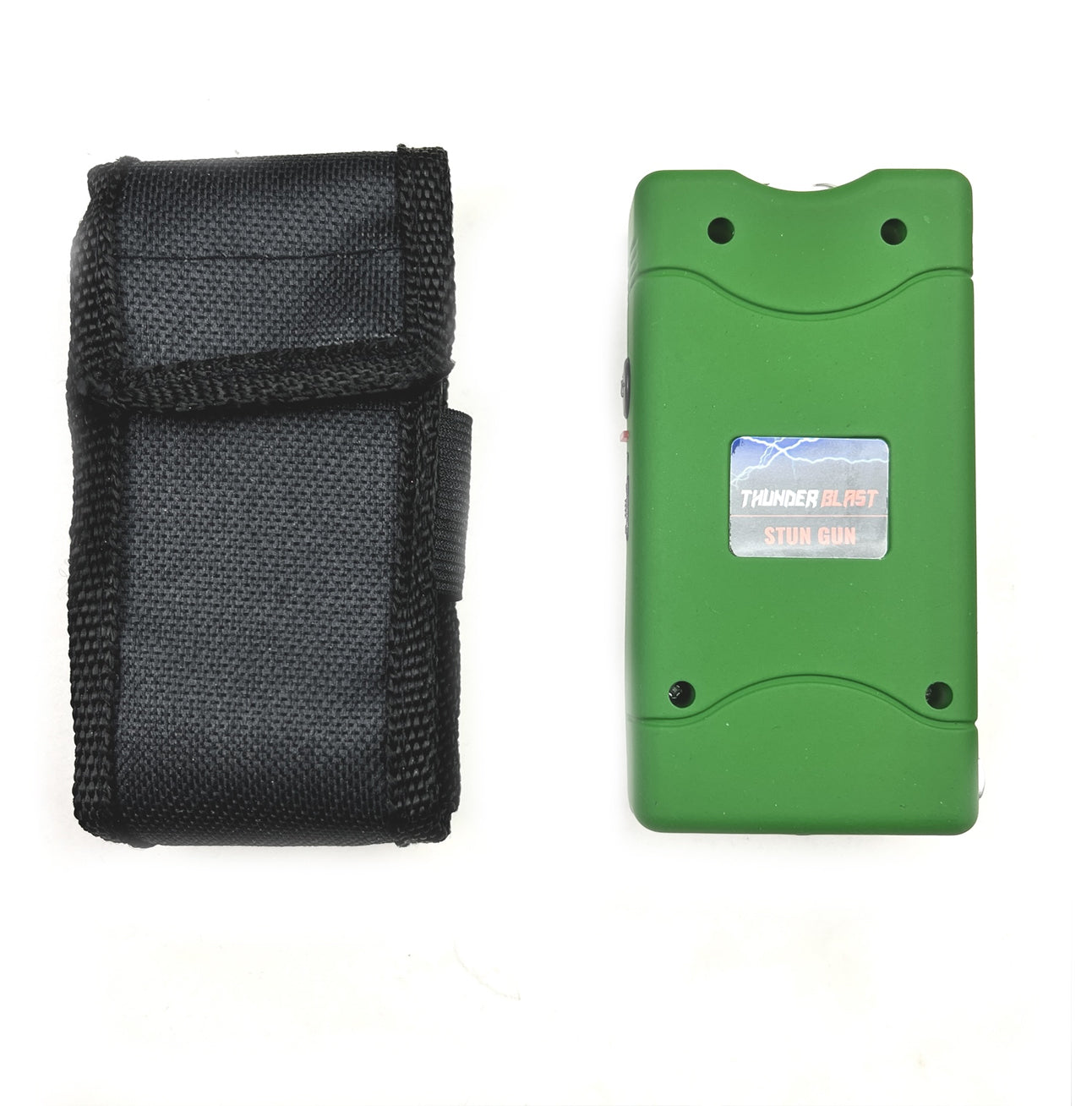 18M Green stun gun with LED Flashlight