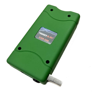 18M Green stun gun with LED Flashlight