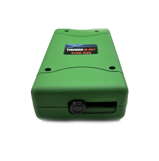 18M Green stun gun with LED Flashlight