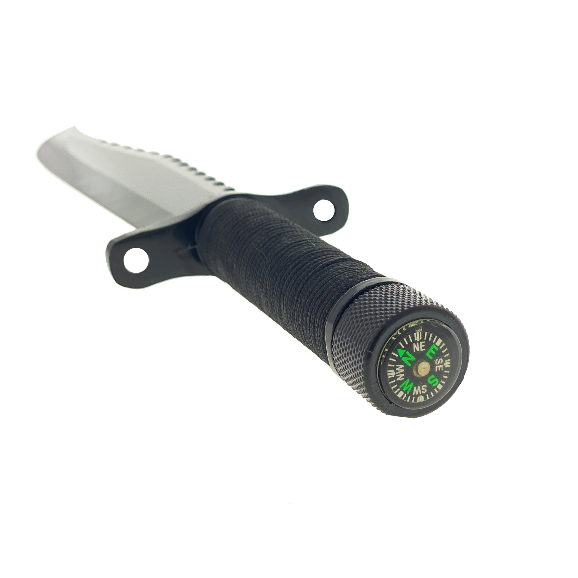 Outlander Survival Hunting Knife with Compass and Firestarter for outdoor adventures