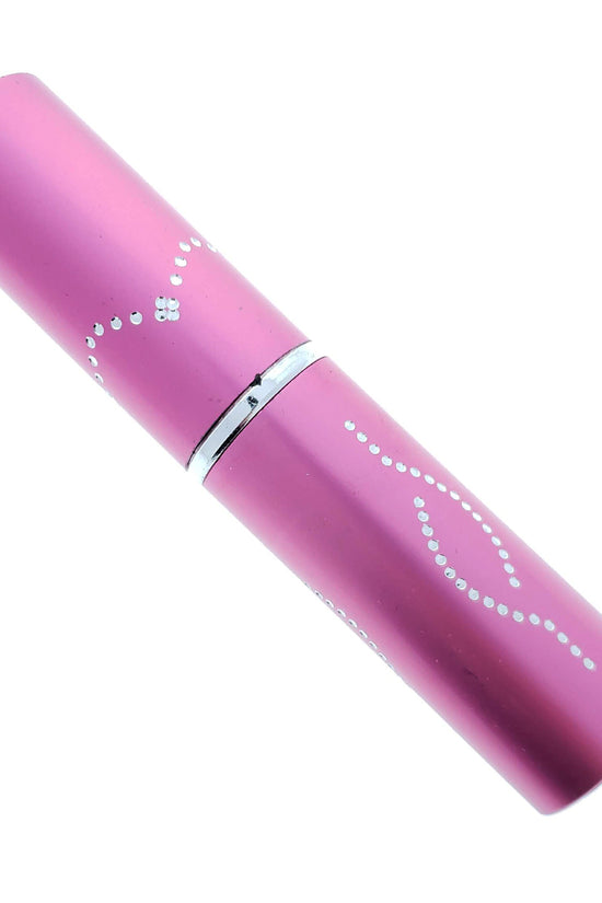 Guild Arms pink rechargeable compact stun gun with a sleek design and decorative details