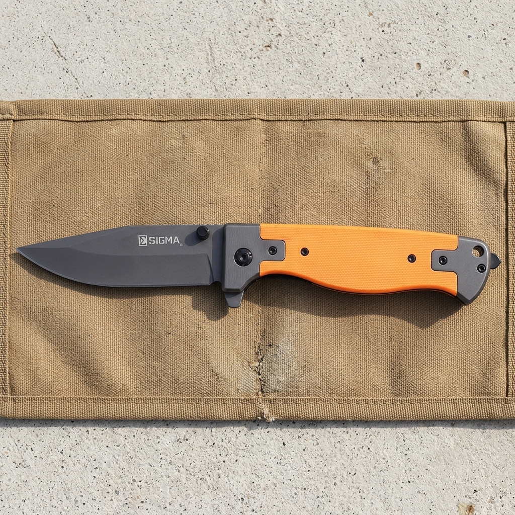 Sigma KSB468GOR Ball-Bearing Folding Knife | 8Cr14 Blade