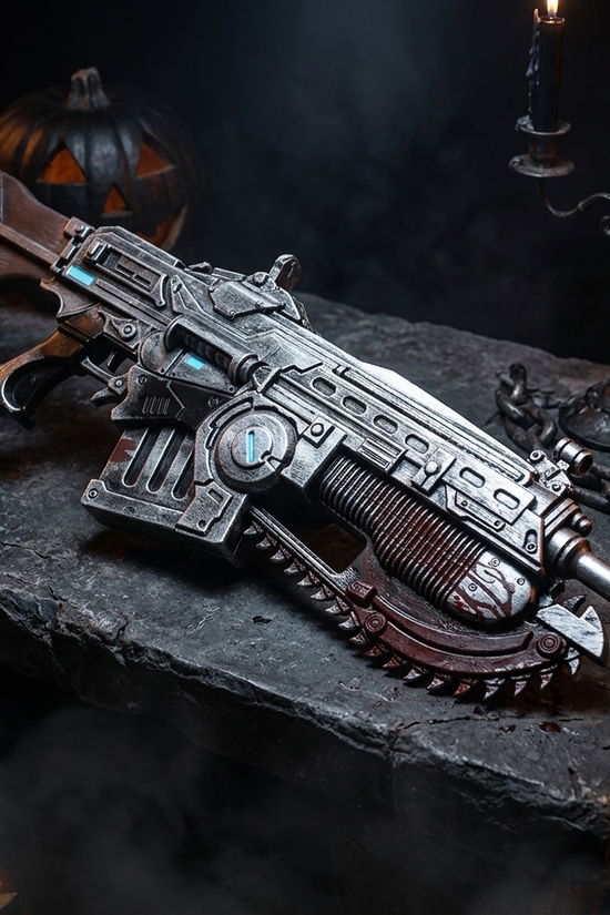 31.5" Realistic Foam Chainsaw Gun for Cosplay