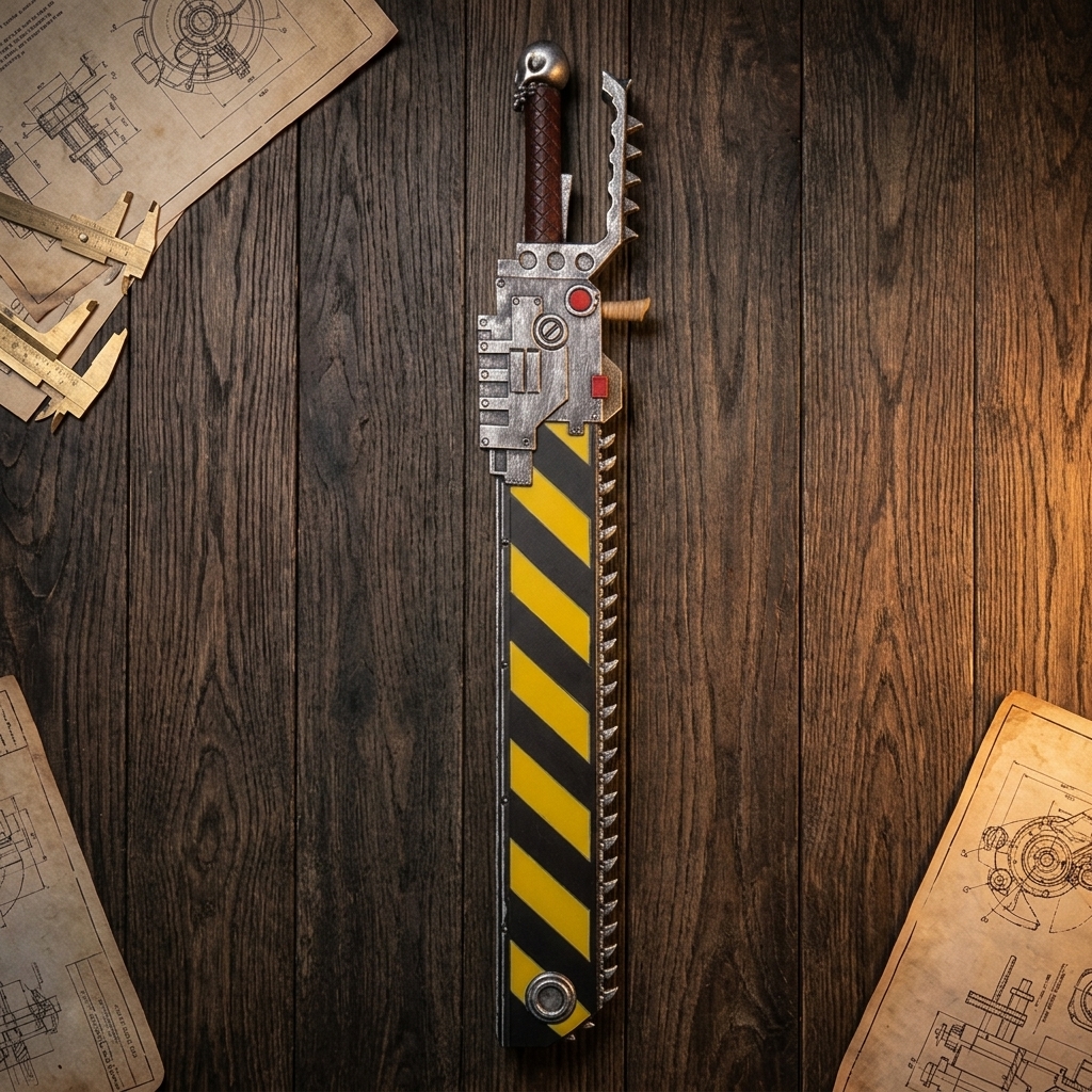 39.5" Fantasy Foam power chainsaw sword