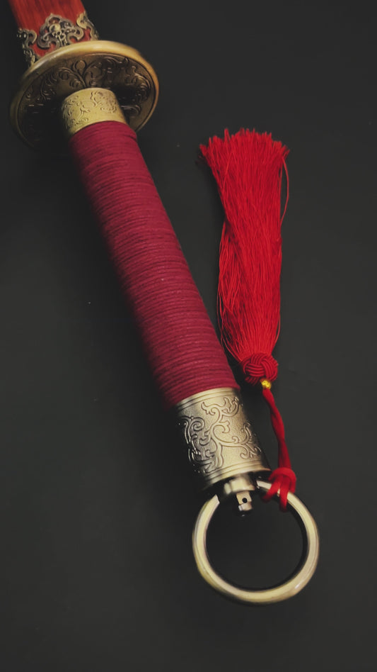Front Laser w/ "Hua Mulan" on front of sword