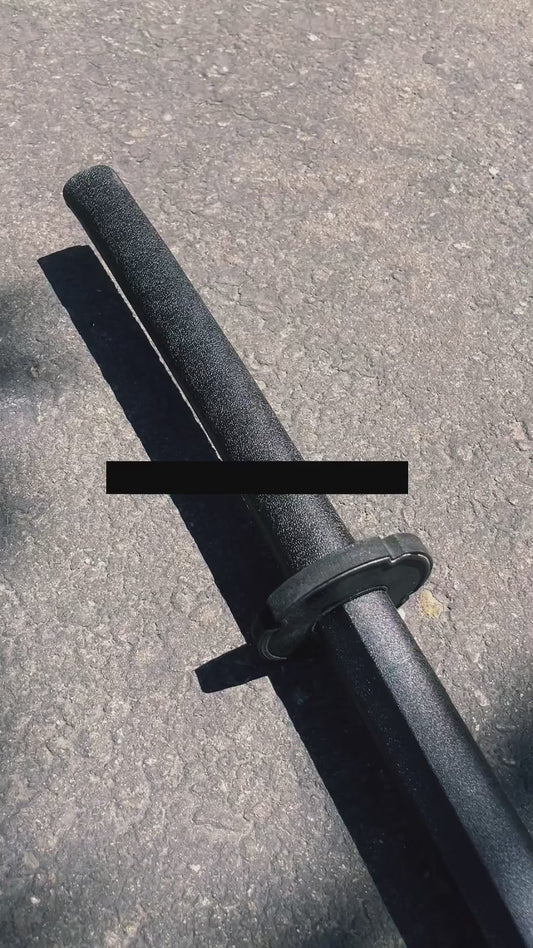 40" Black Hard Foam Samurai Sword (Bokken)