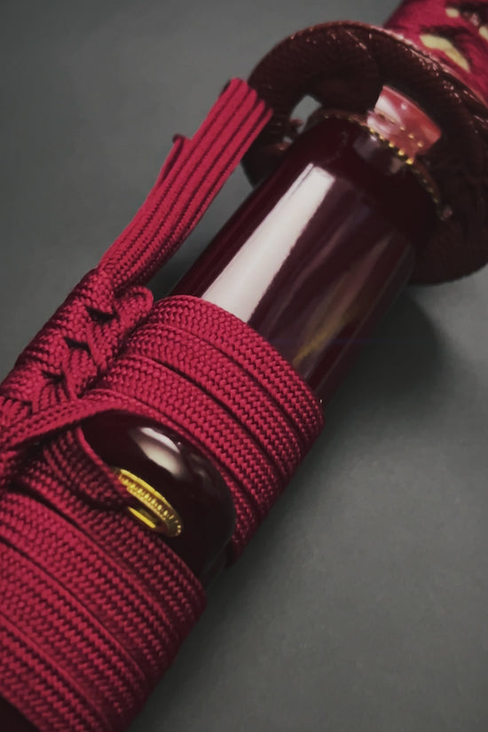 Katana for Sale - Shop Dragon Red Katana - Musashi Swords