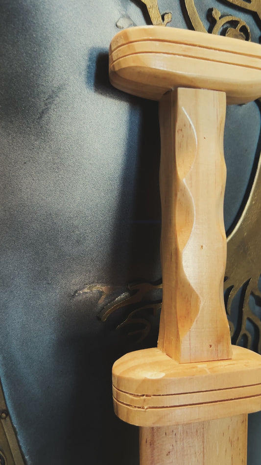 Shop Wooden Roman Sword – Medieval Practice Weapon for Sale