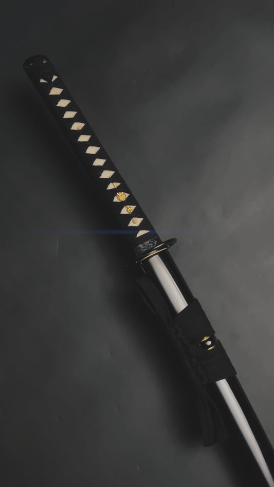 Black Katana for Sale - Musashi Black Katana - Authentic Musashi Sword