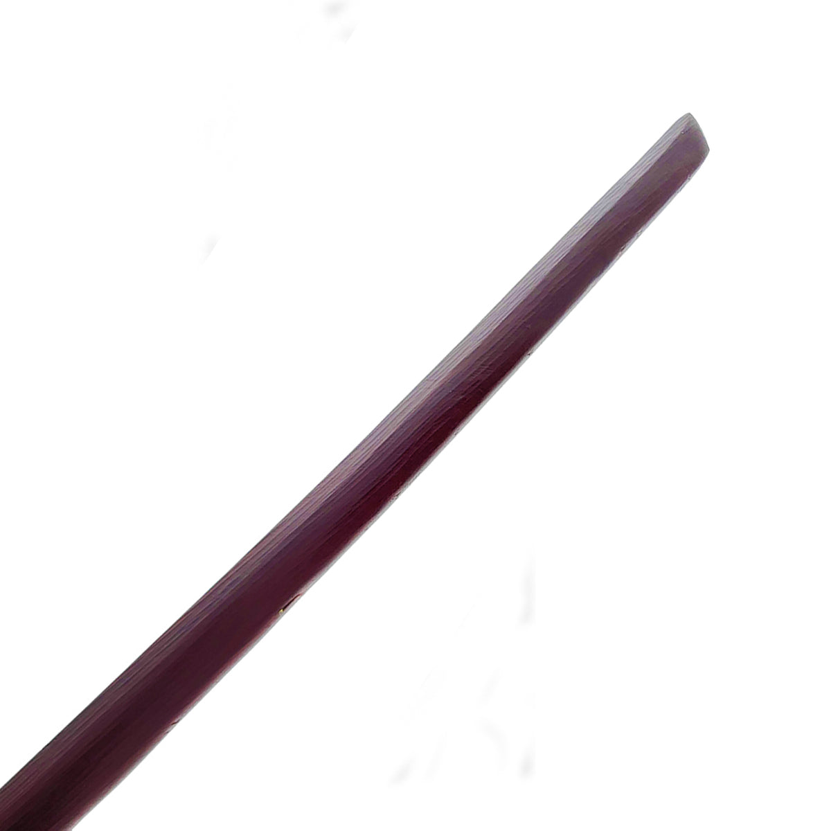 Red wooden bokken samurai sword by Guild Arms with a sleek design for training and display