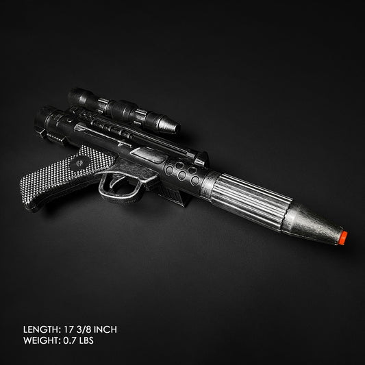 Guild Arms Sci-Fi Cosplay Foam Laser Gun with detailed design and orange safety tip