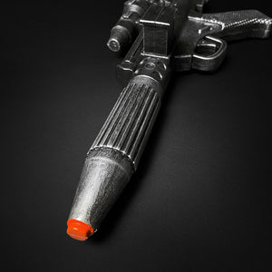 Guild Arms Sci-Fi Cosplay Foam Laser Gun with detailed design and orange tip for safe use