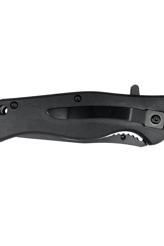 Guild Arms Spring Assisted Pocket Knife Let's Go Brandon with sleek black handle and ergonomic design