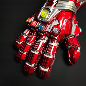 Guild Arms superhero Fantasy costume gloves with vibrant colors and intricate design for cosplay enthusiasts