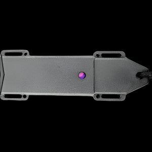 Guild Arms survival knife black polymer sheath with purple rivet and lanyard slot Hunting Knife Galaxy Purple Blade Tactical Knife