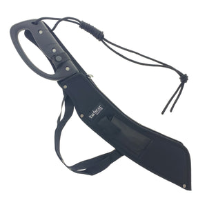 Tactical Master tactical machete with fire starter included in black sheath with handle strap