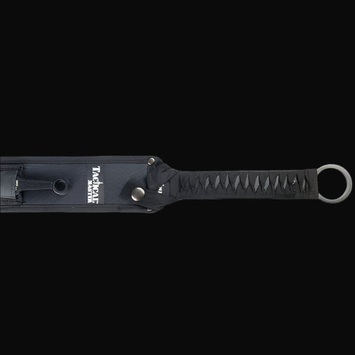 Tactical Master Red Machete With Throwing Knives featuring a durable grip and secure handle design