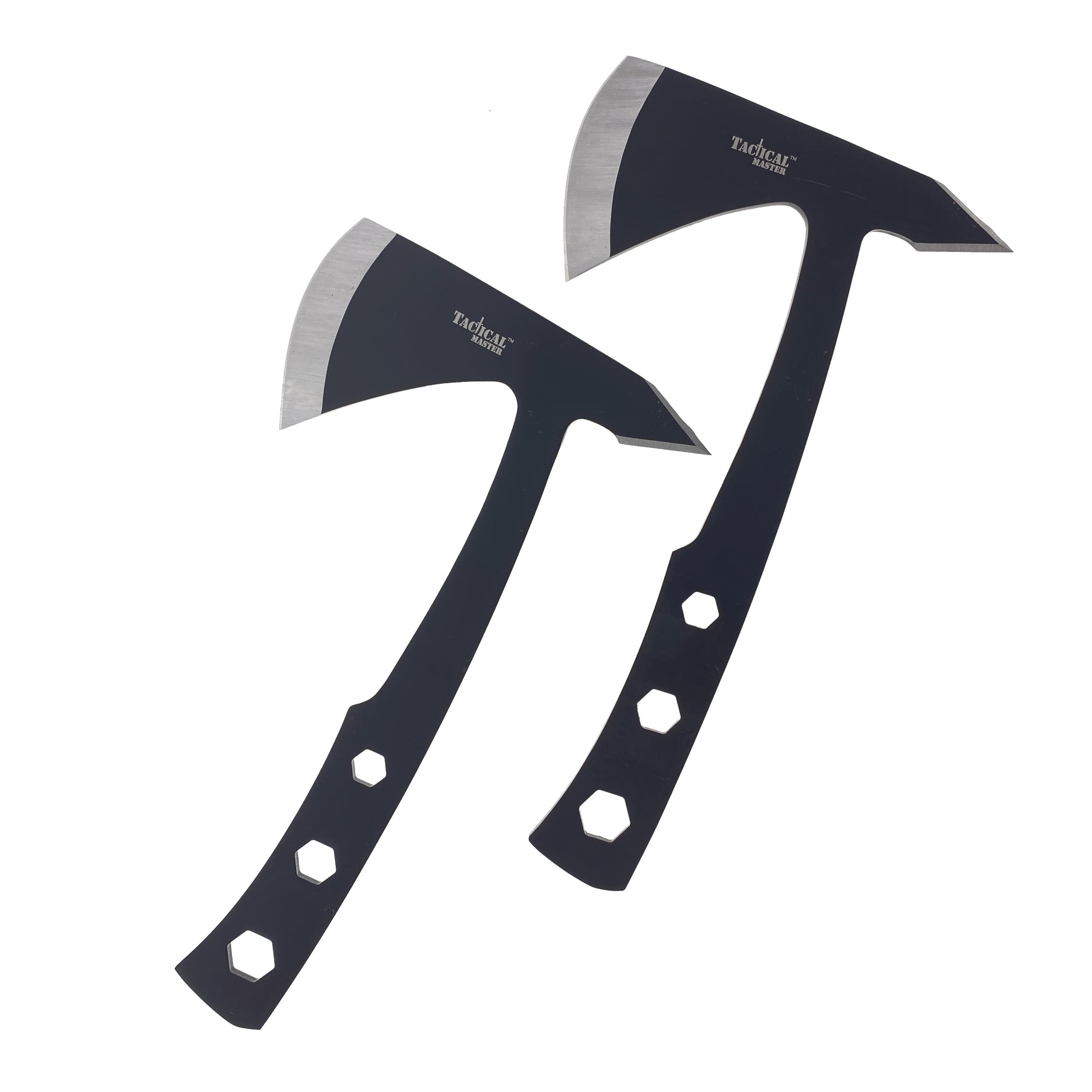 Tactical Master Throwing Axe Set with durable metal blades and ergonomic handles for optimal performance
