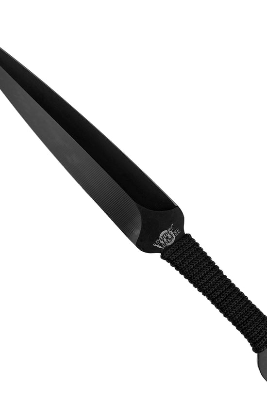 Target Master Ninja Throwing Kunai 12 PCS Set featuring durable black blades with textured grips