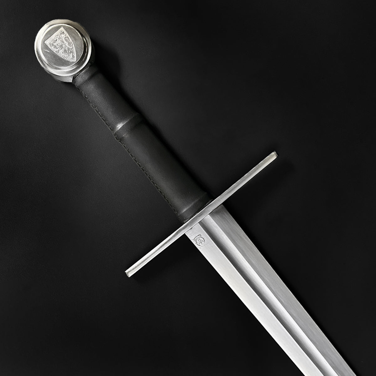 Valebrand medieval sword for sale with a sleek blade and detailed hilt design from Knight Collections