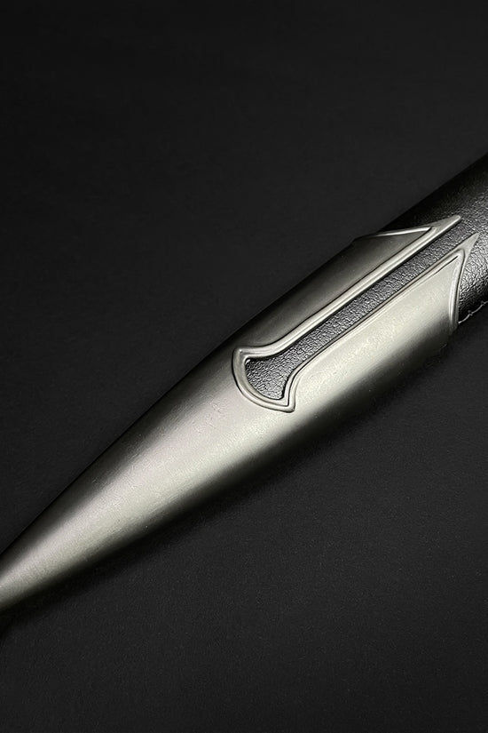 Guild Arms collectible medieval sword replica with detailed metal scabbard and textured handle