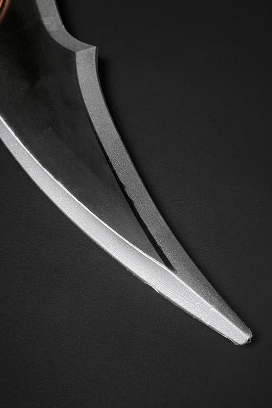 Close-up of the Venom Fang Anime Foam Dagger for Cosplay showcasing its sleek design and sharp edges