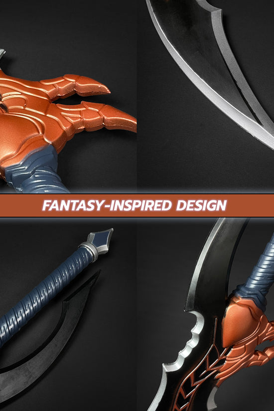 Venom Fang Anime Foam Dagger for Cosplay with detailed fantasy-inspired design and vibrant colors