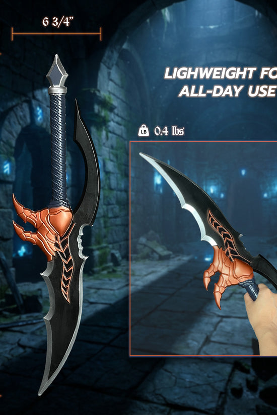 Venom Fang Anime Foam Dagger for Cosplay with a lightweight design for all-day use