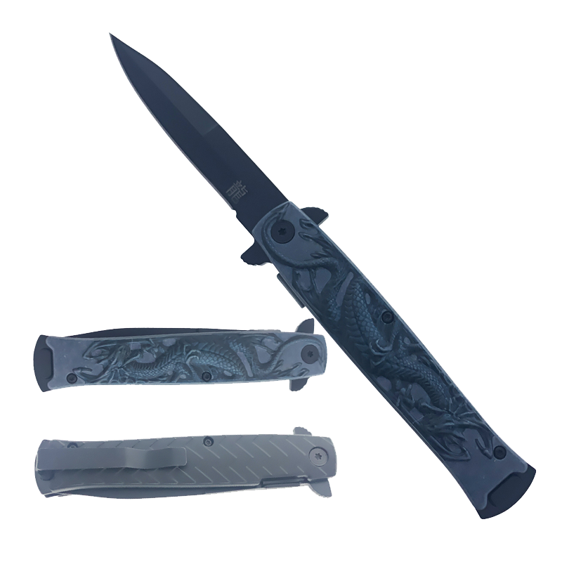 Falcon Stiletto Spring Assisted Knives Pocket Knife