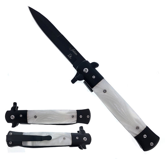 Falcon Spring Assisted Stiletto Pocket Knife