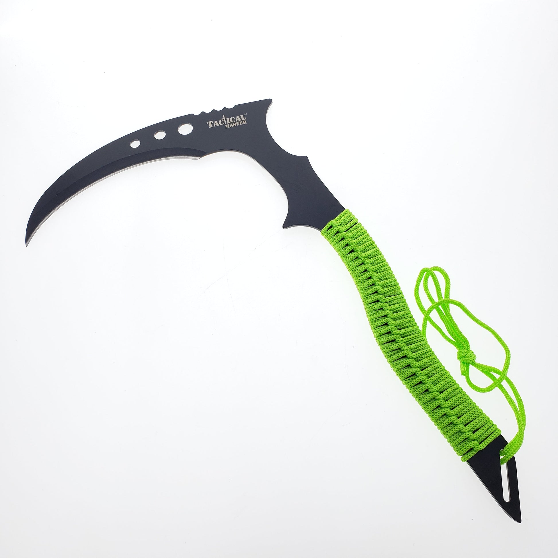 Tactical Master 16" Sickle Green Handle