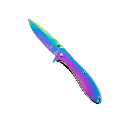 Falcon 8" Rainbow Spring Assisted Knife