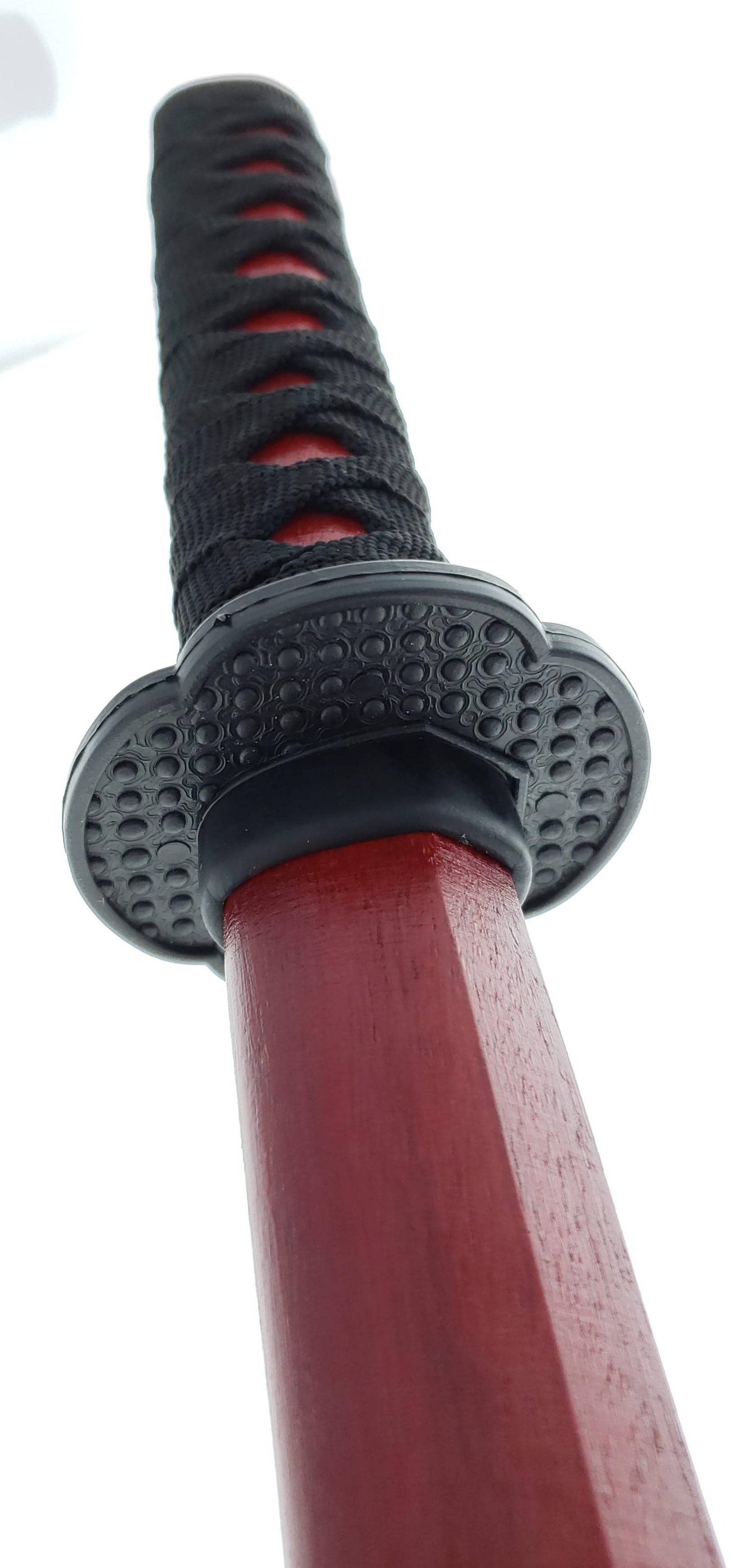 40" Red Wooden Samurai Sword (dragon)