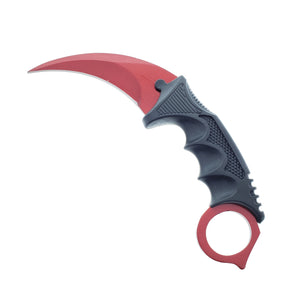 Falcon 3 PCS Red Set. Tactical Knives & Karambit