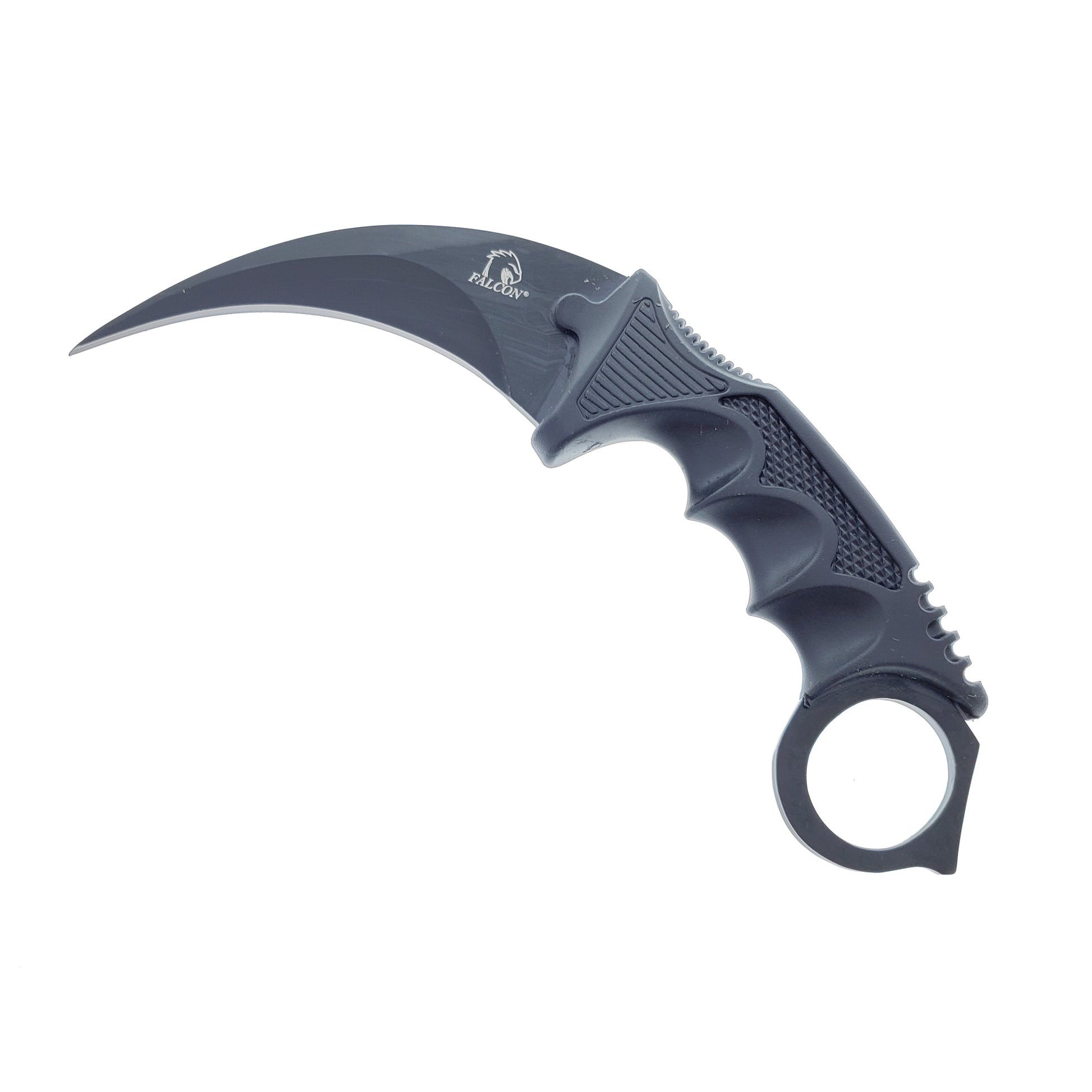 Falcon 7 1/2" Black Necklace Knife (Karambit)