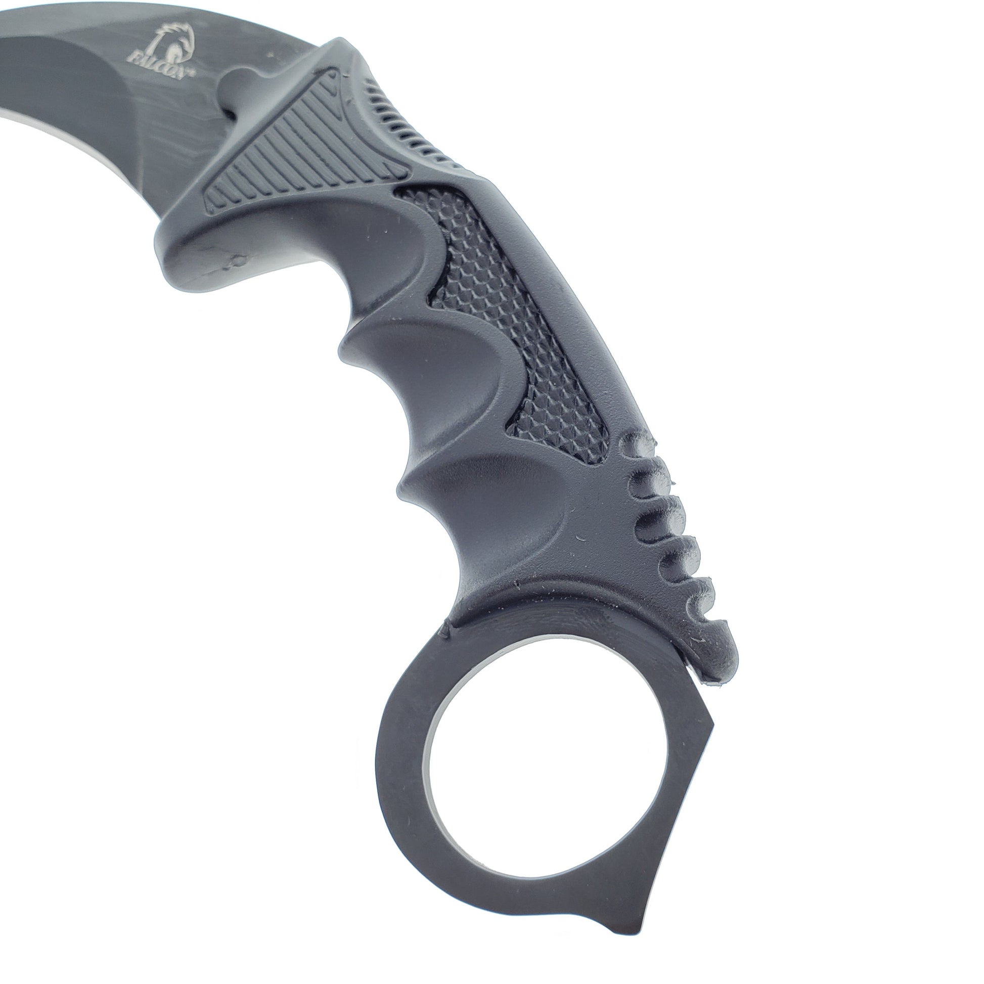 Falcon 7 1/2" Black Necklace Knife (Karambit)