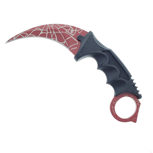 Falcon 7 1/2" Spider Web Necklace Knife (Karambit)