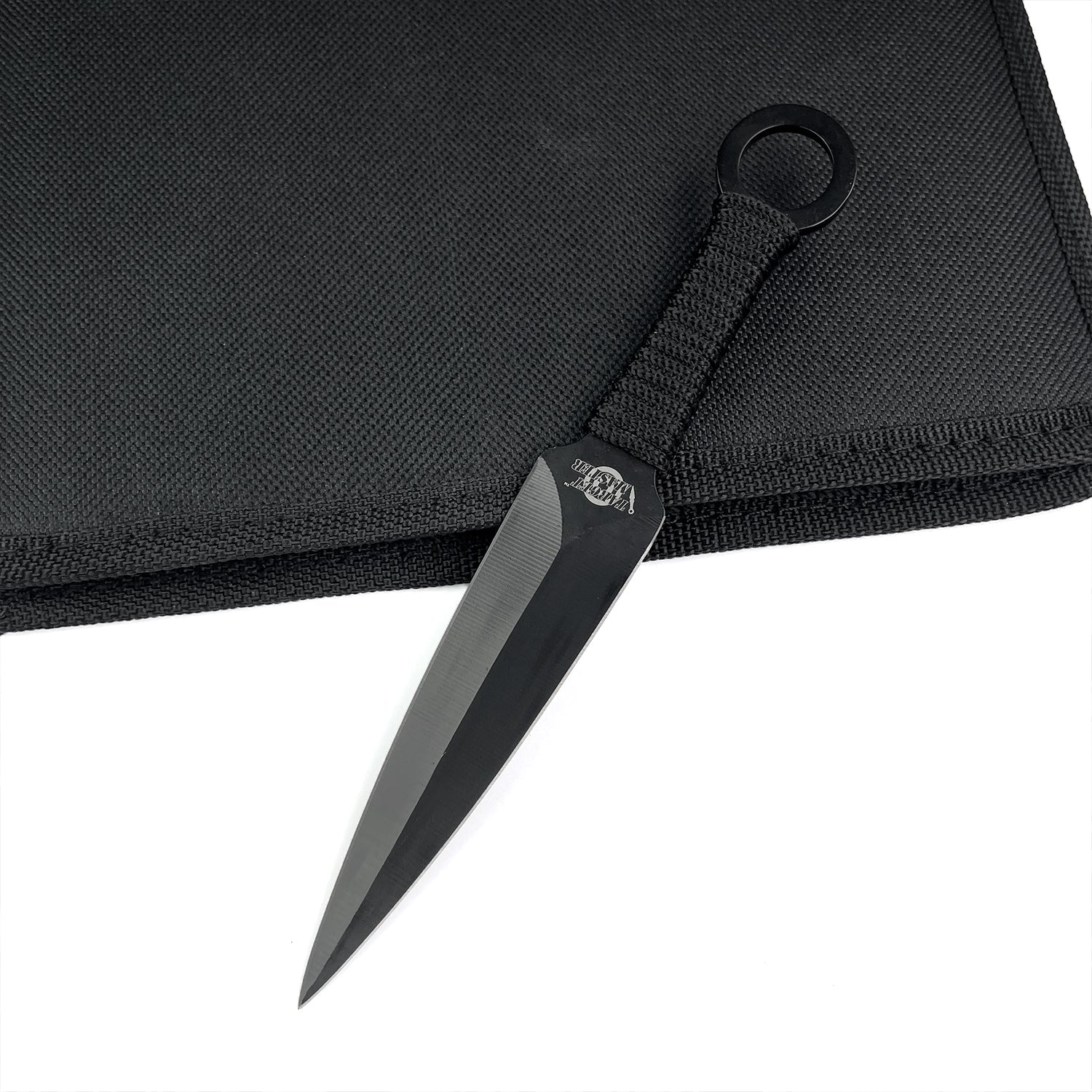 Target Master 12 Pcs Black Throwing Knife