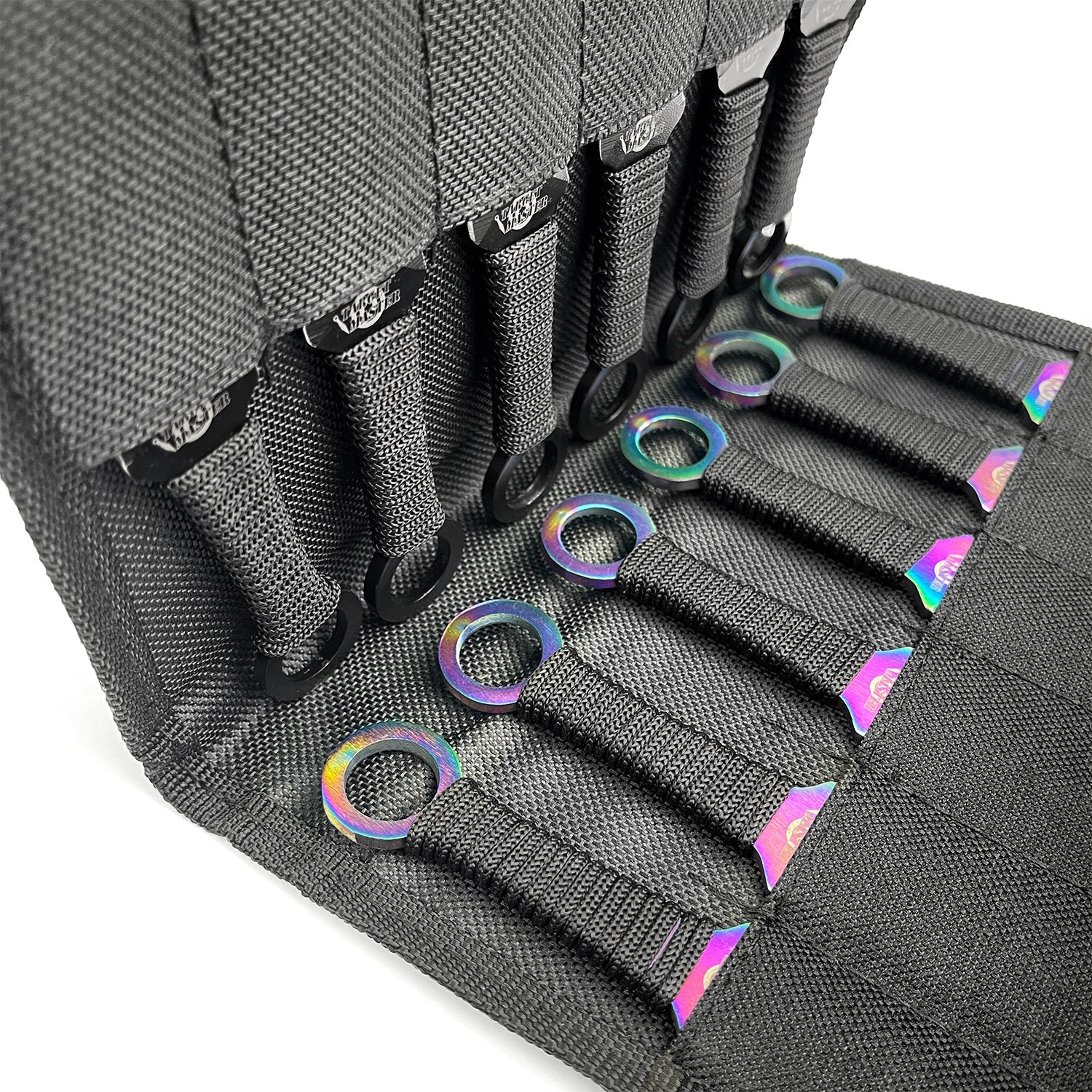 Target Master 12 Pcs Rainbow/Black Throwing Knife