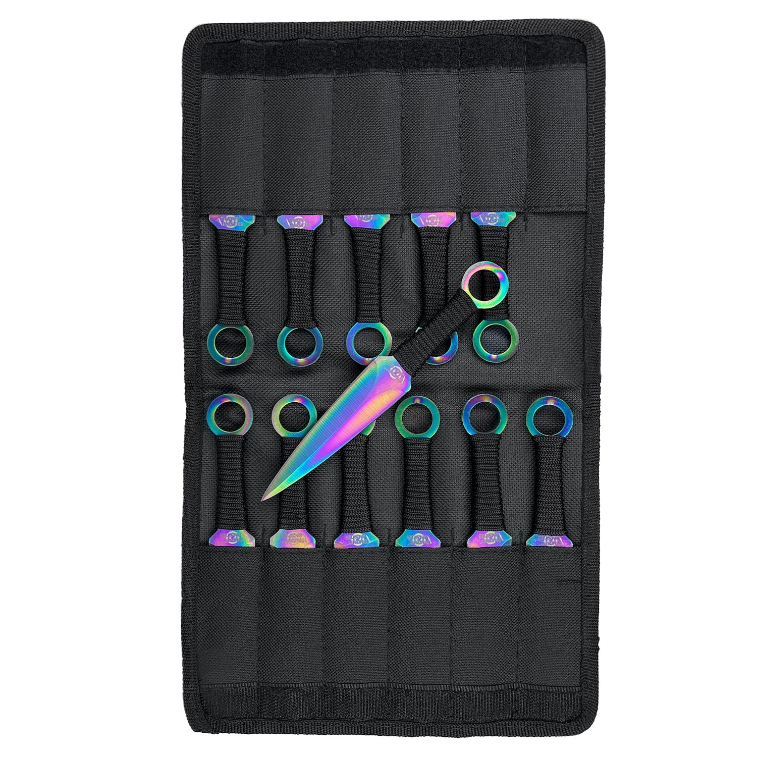 Target Master 8 1/2" Ninja Kunai 12 PCS Rainbow Set