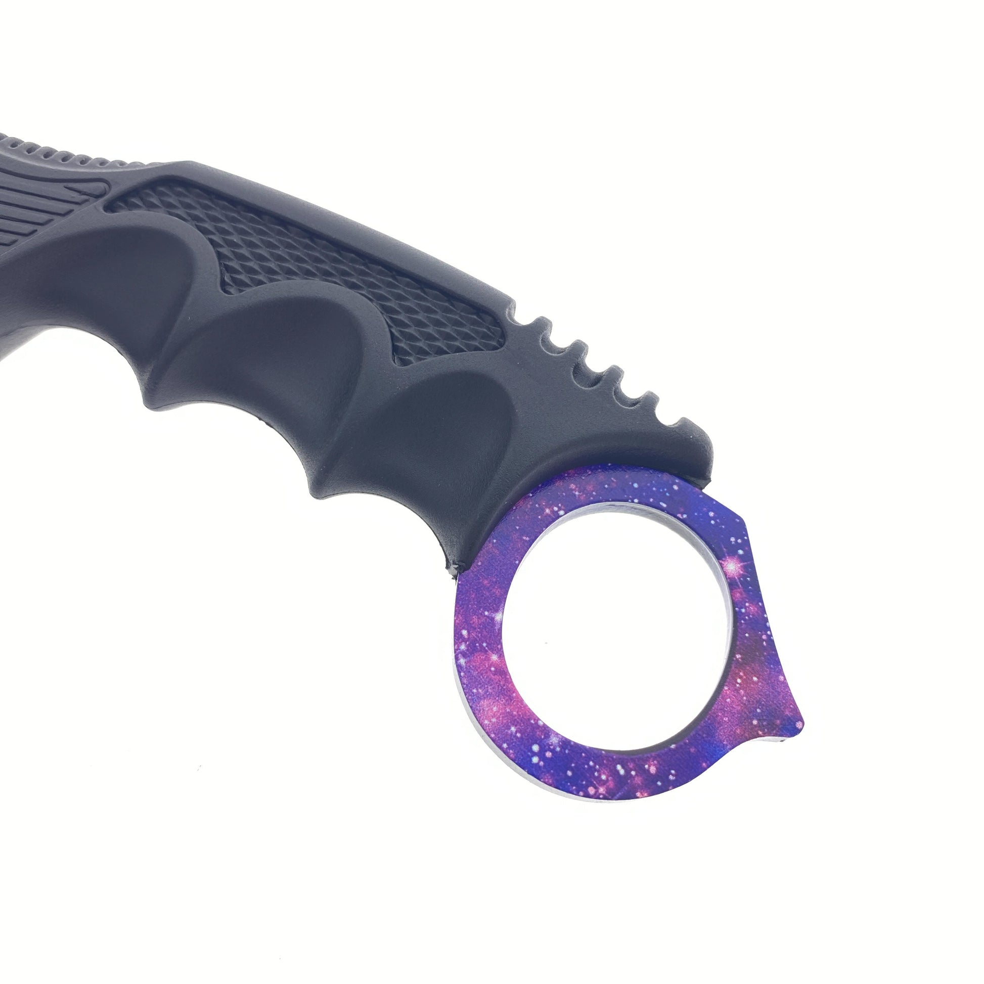 7 1/2" Purple Karambit Trainer Neck Knife