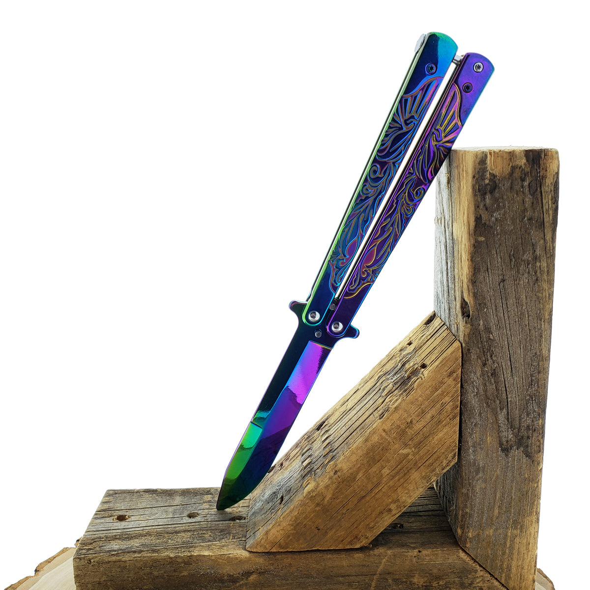 9 1/2" Rainbow Butterfly Training Knife