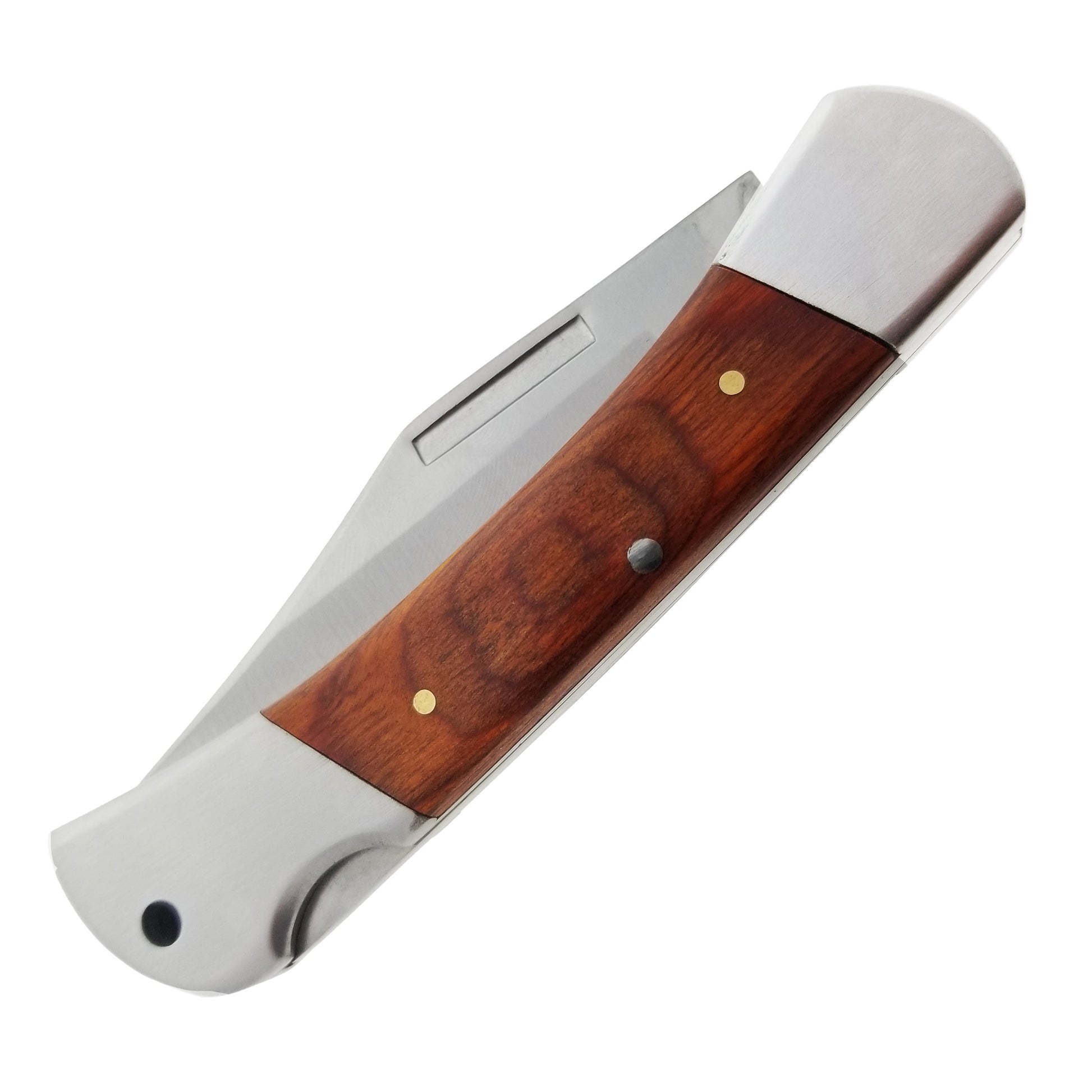 3 12" Blade Folding Knife with two tone handle