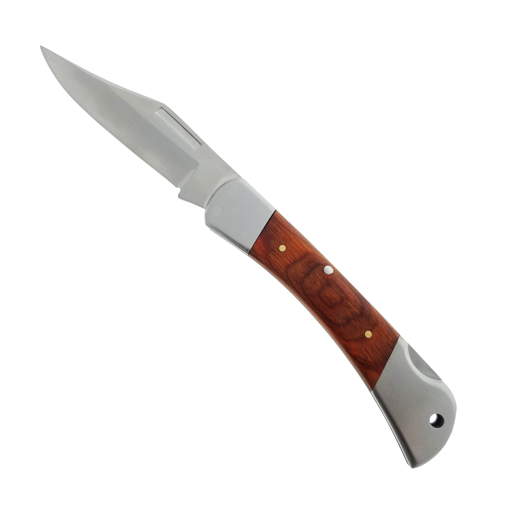 3 12" Blade Folding Knife with two tone handle