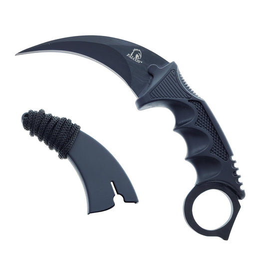 Falcon 7 1/2" Black Necklace Knife (Karambit)