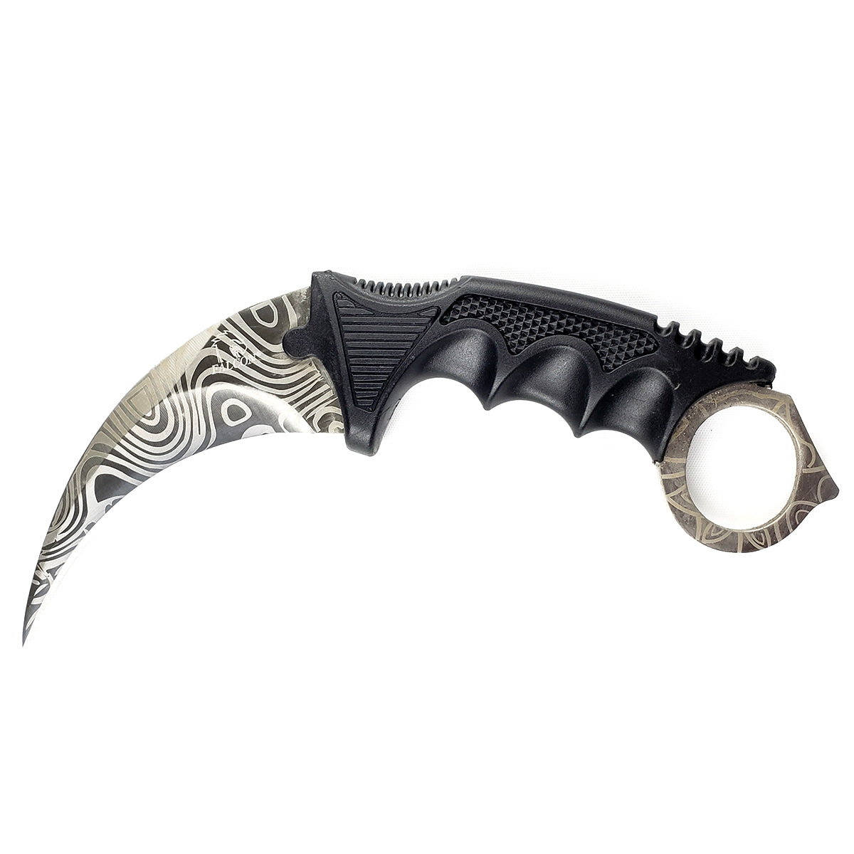 Falcon 7 1/2" Damascus Necklace Knife (Karambit)