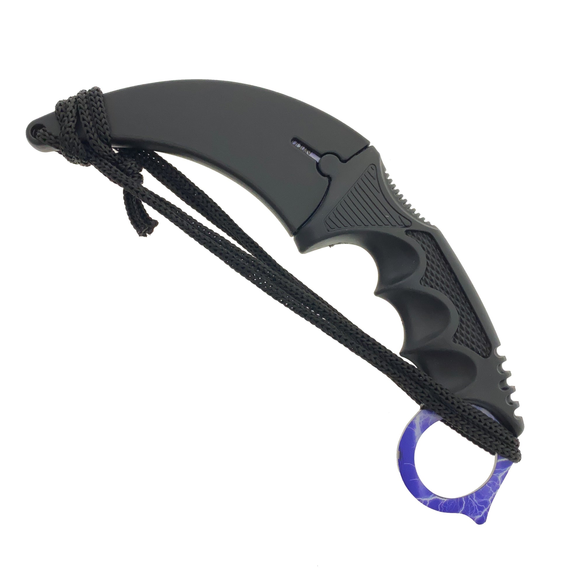 Falcon 7 1/2" Blue Thunder Necklace Knife (Karambit)